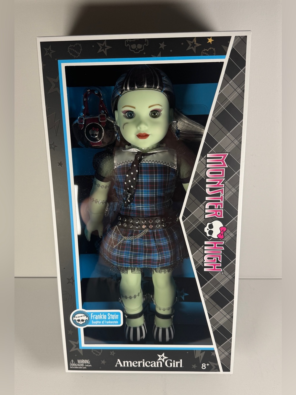 American Girl x Monster High Frankie Stein Doll In Hand Mattel Limited Edition